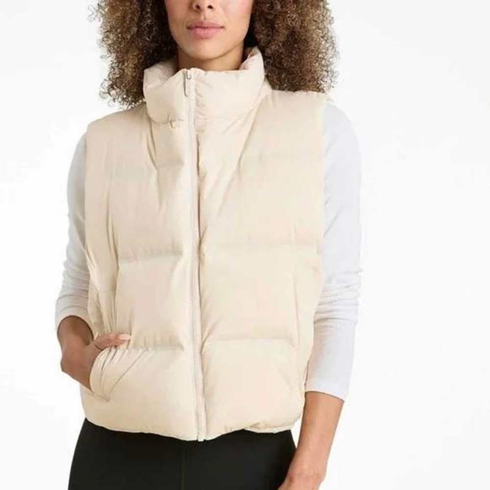 nuuds Down Puffer Vest Bone Ivory Large